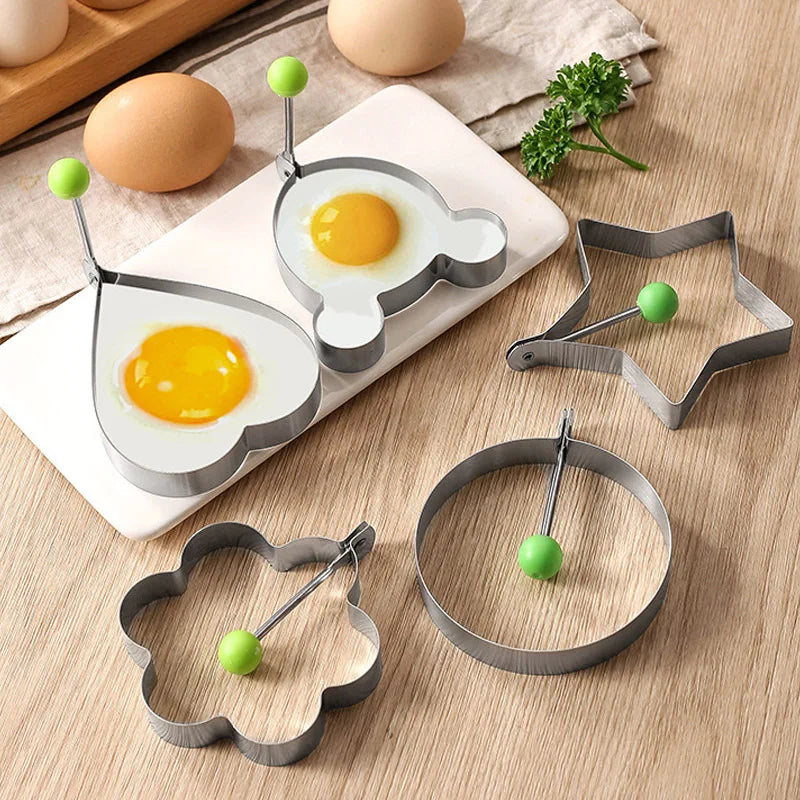 Stainless Steel Egg Moulds - 4 Pcs