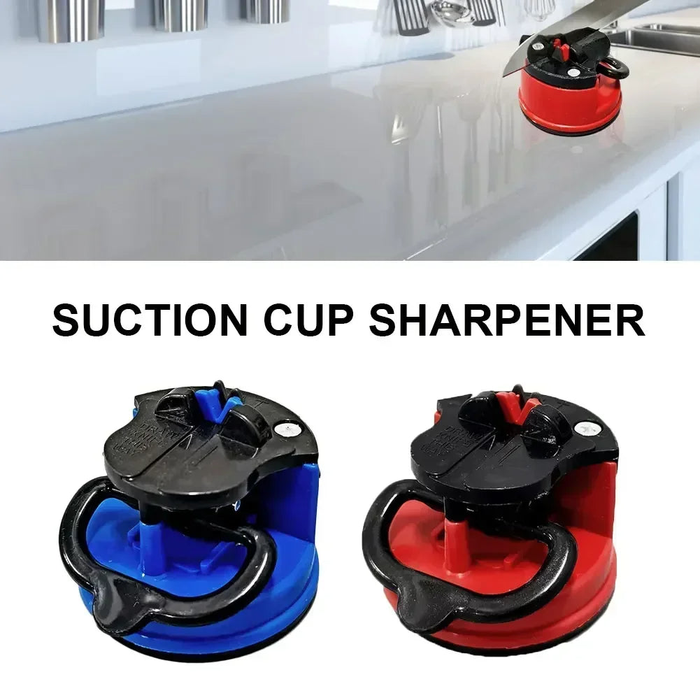 Knife Sharpener with Non-Slip Suction Cup