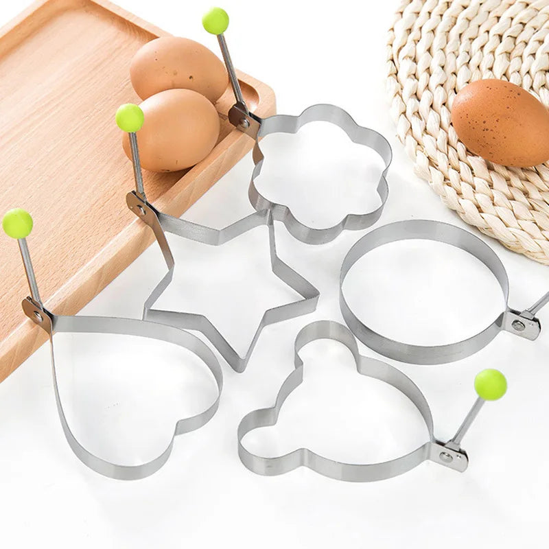 Stainless Steel Egg Moulds - 4 Pcs