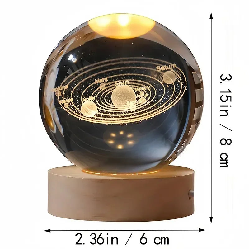 3D Crystal Ball Lamp