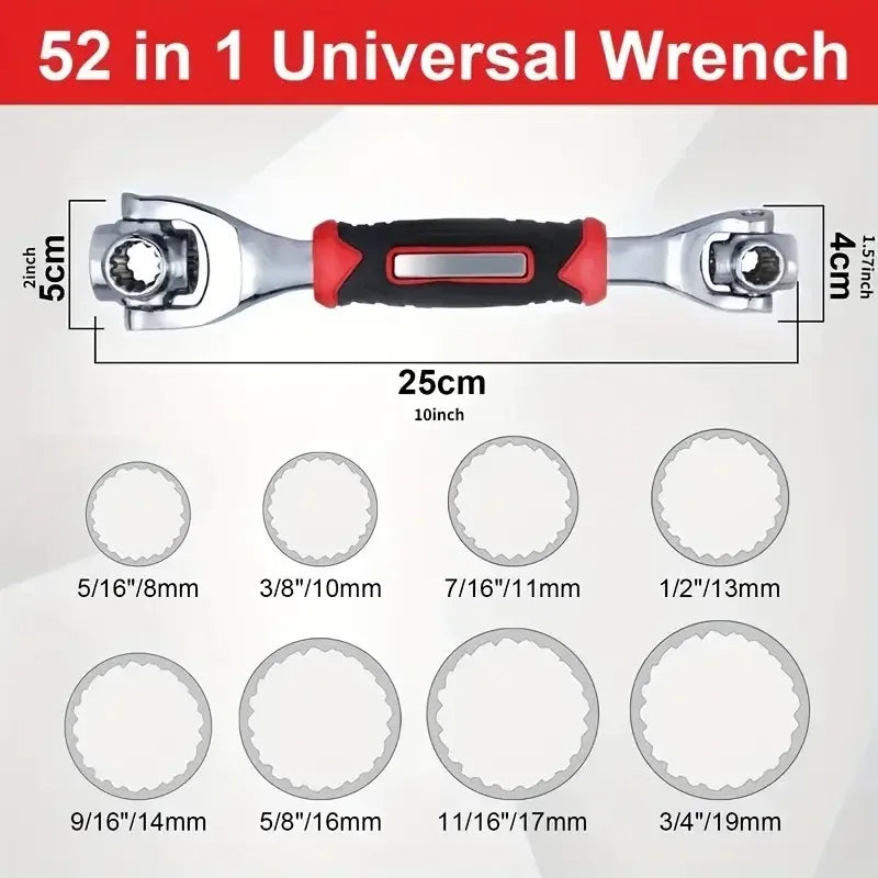 Rotatable Mulifunction Wrench