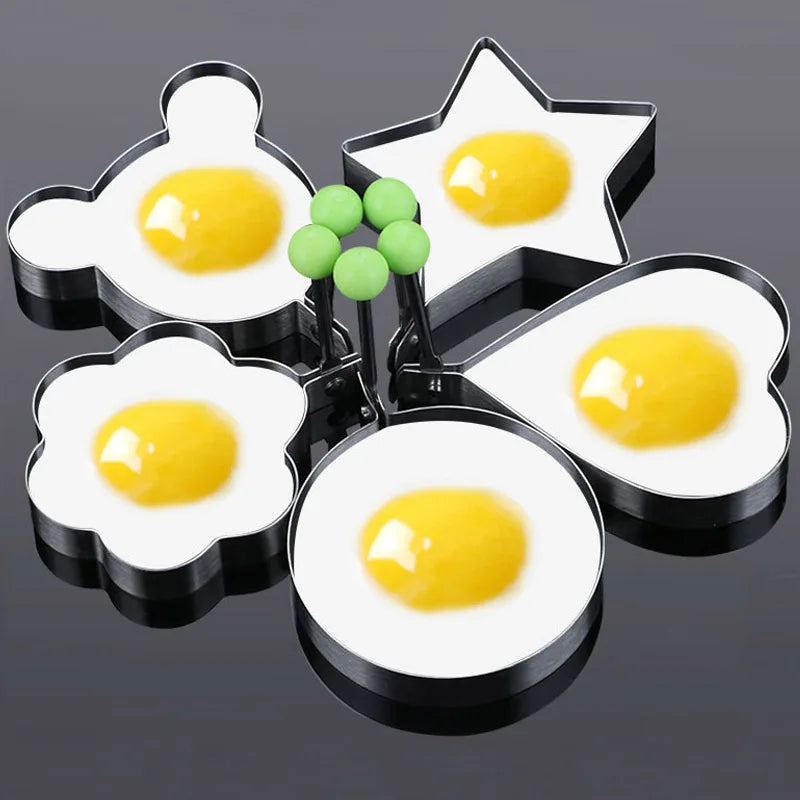 Stainless Steel Egg Moulds - 4 Pcs