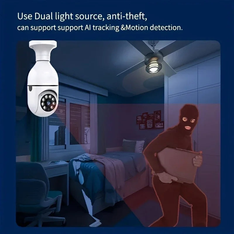 360° Panoramic Bulb Camera