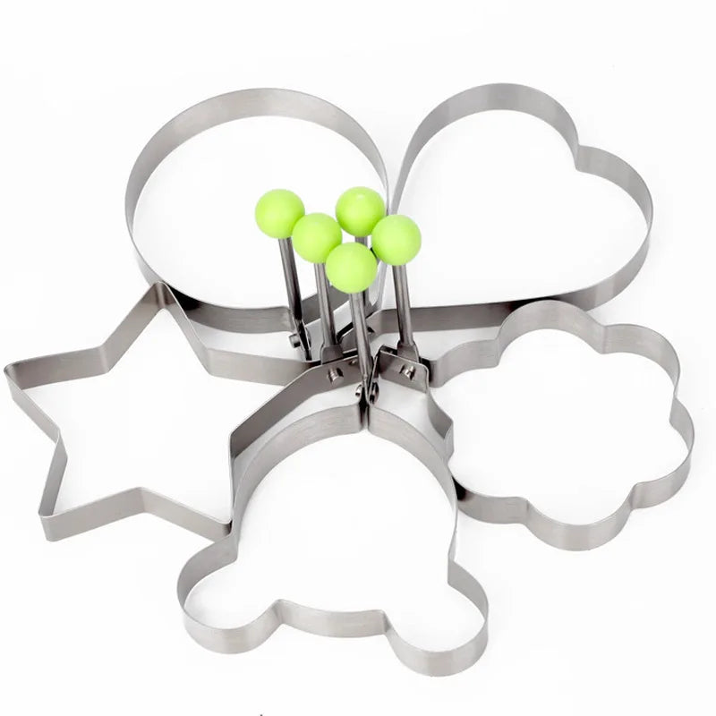 Stainless Steel Egg Moulds - 4 Pcs