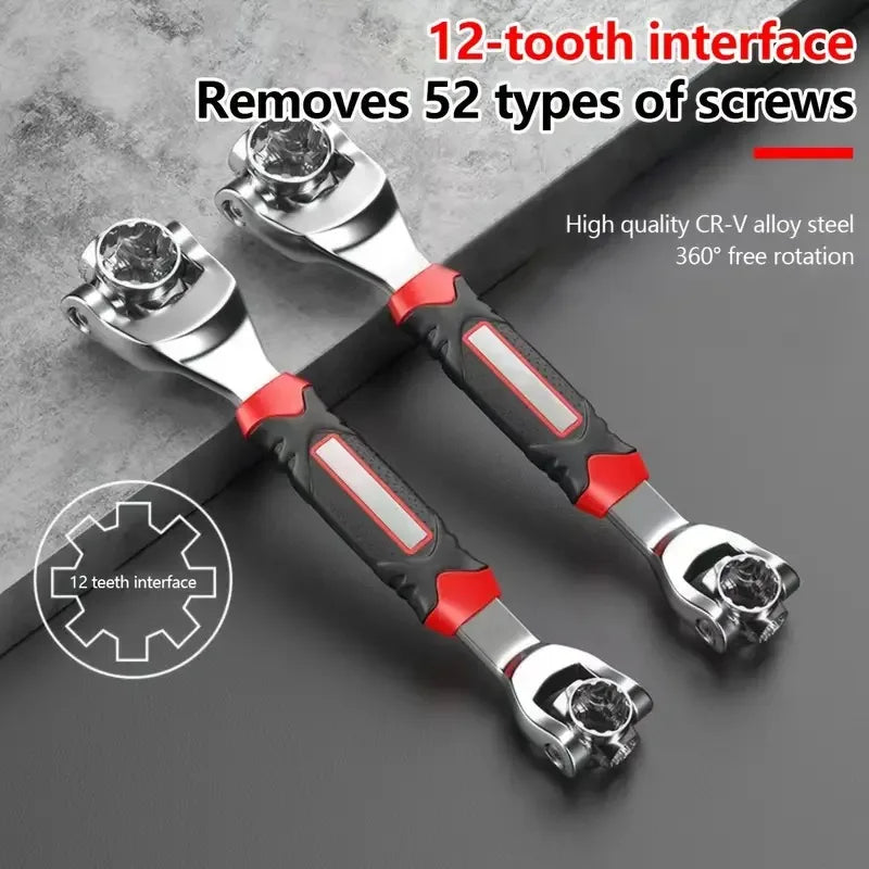 Rotatable Mulifunction Wrench