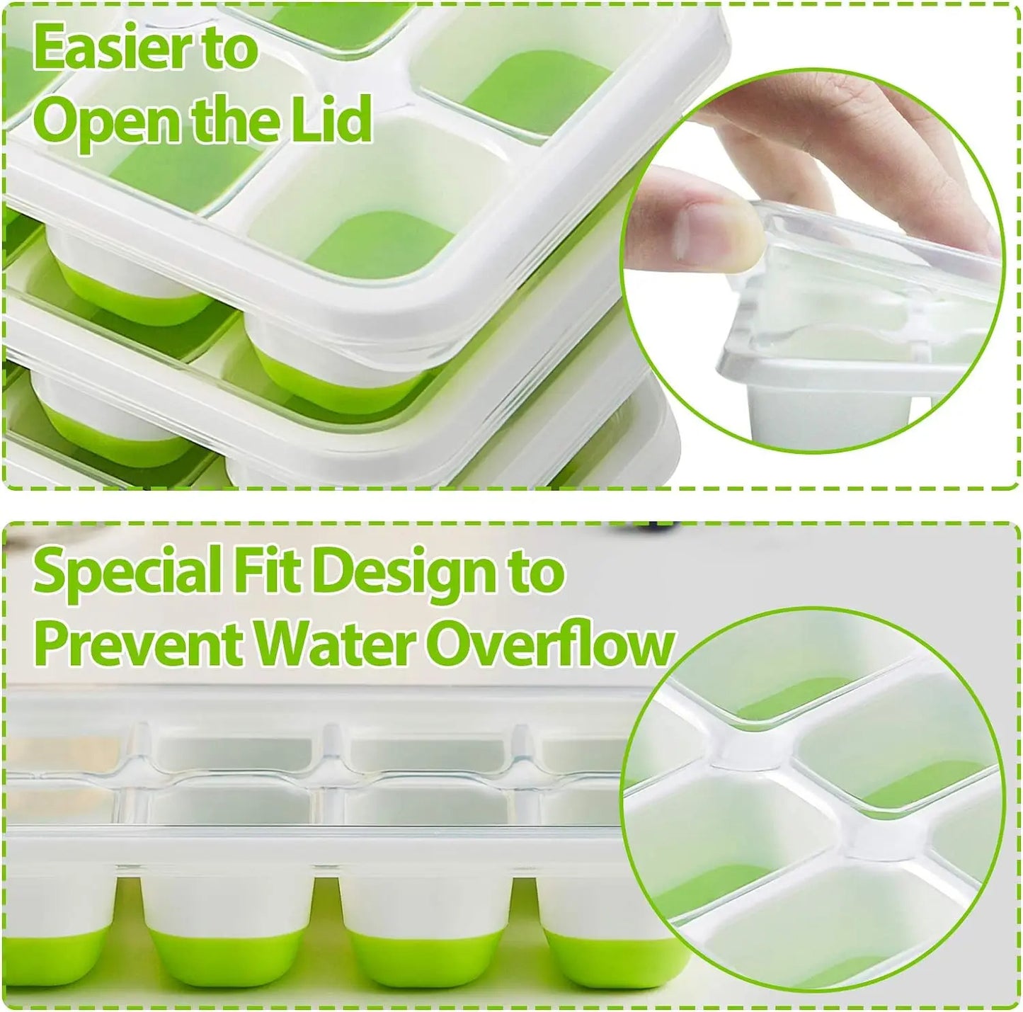 Ice Cube Tray With Lid