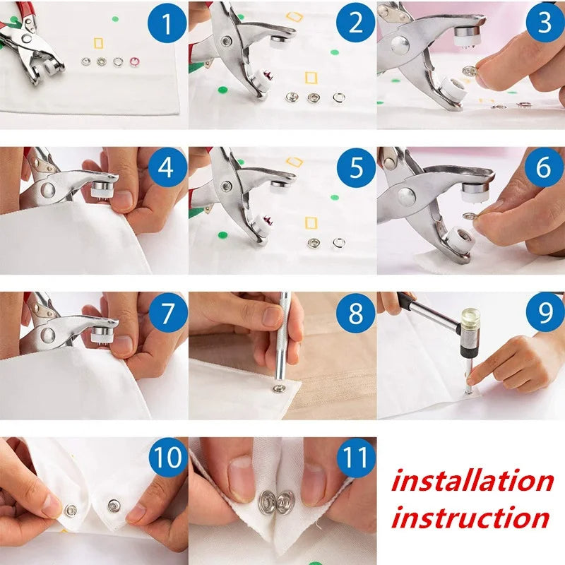 Metal Tich Button Plier