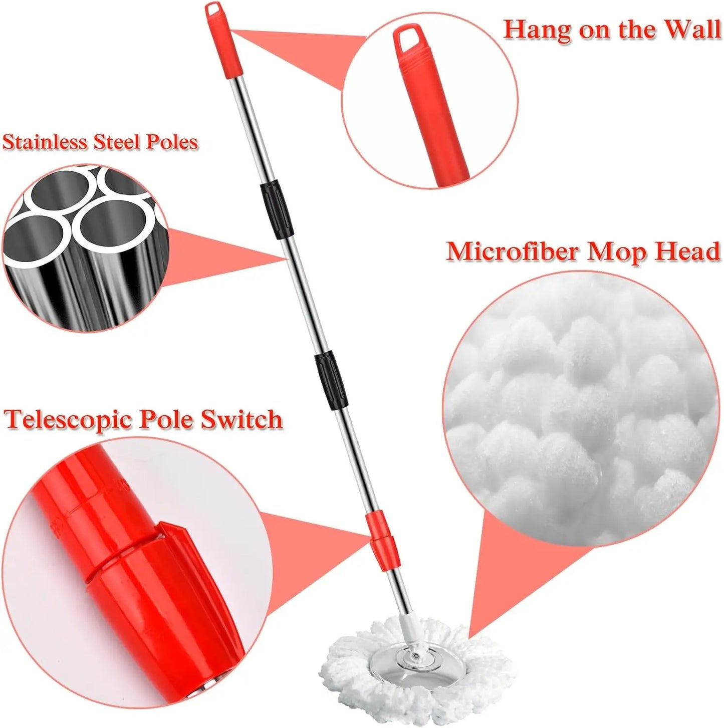 Magic Spin Mop with Bucket