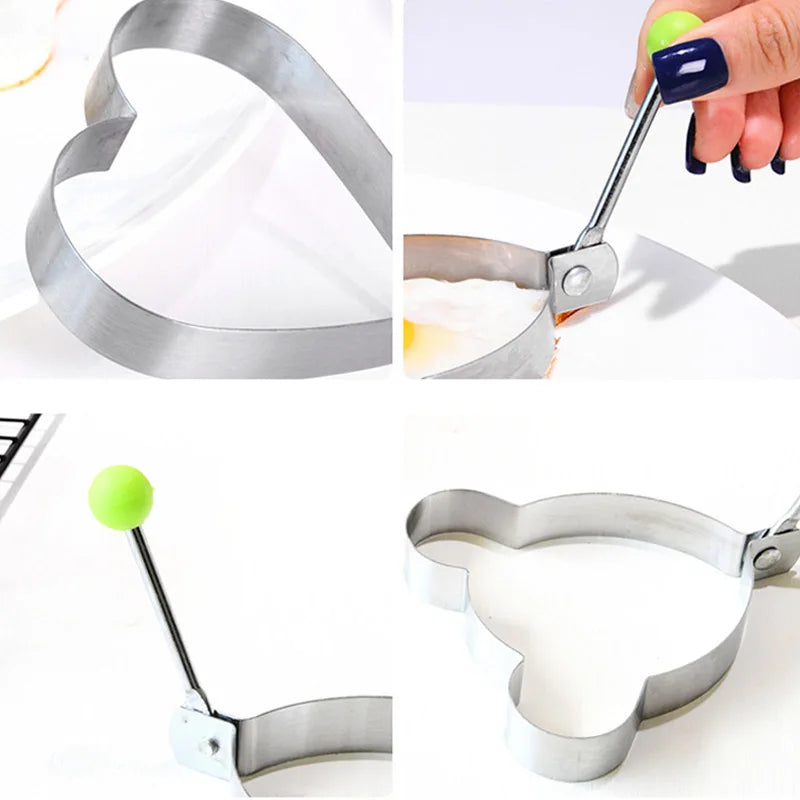 Stainless Steel Egg Moulds - 4 Pcs