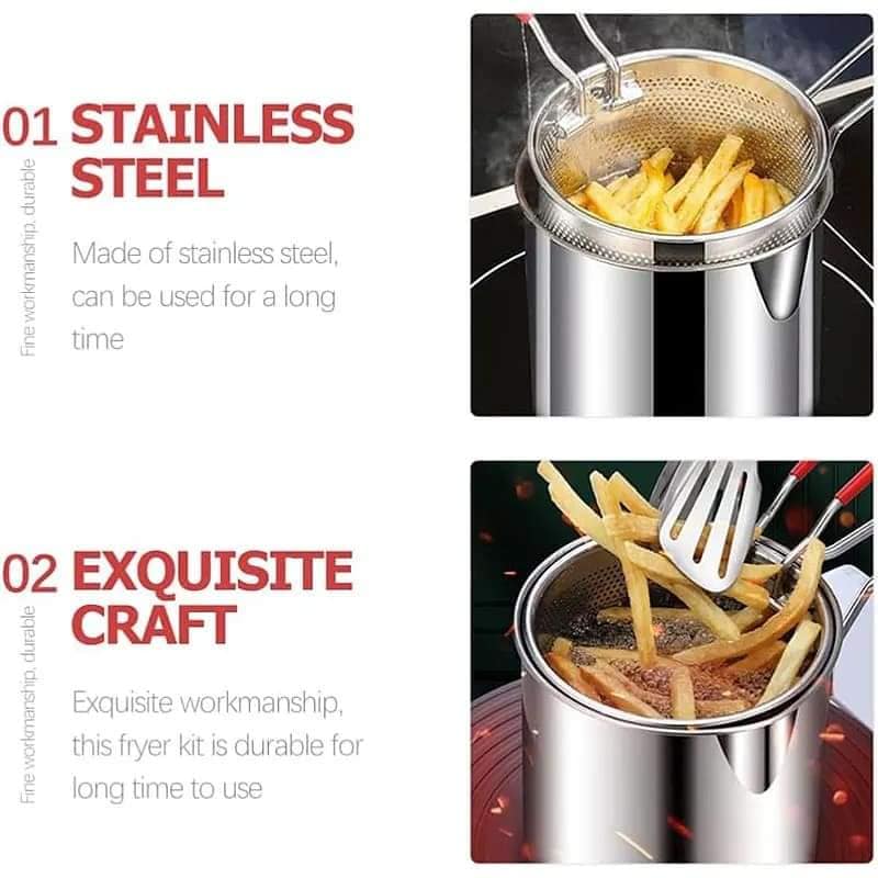 Stainless Steel Deep Fry Pot