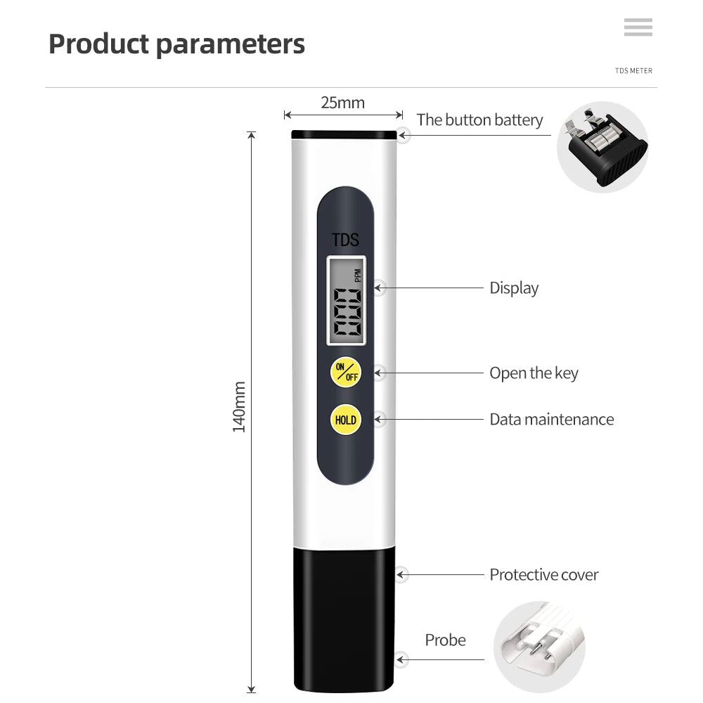 TDS Meter - Water Tester Pen