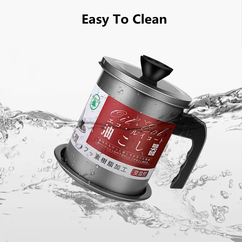 Stainless Steel Oil Filter Pot - 1.4 Litre