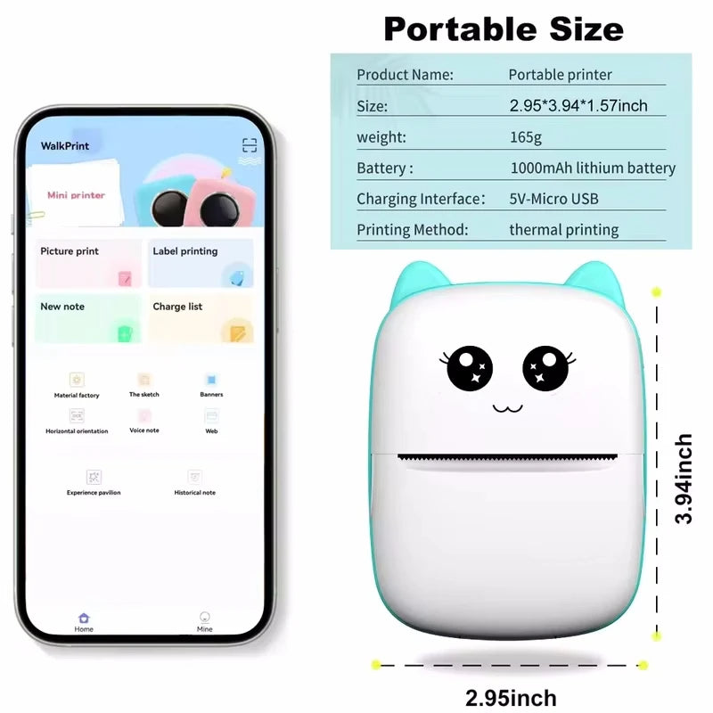 Mini Portable Printer
