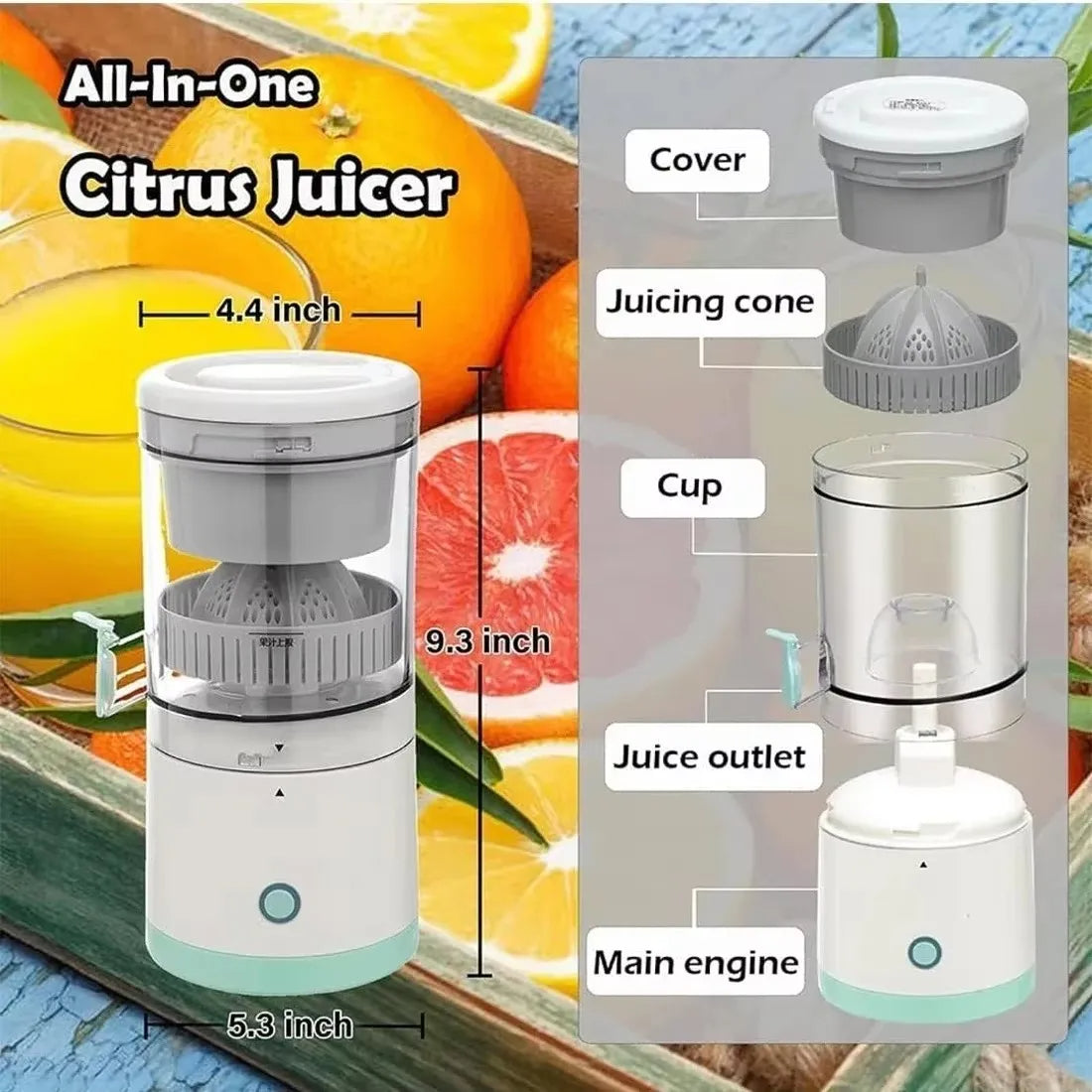 Citrus Juicer - Rechargeable