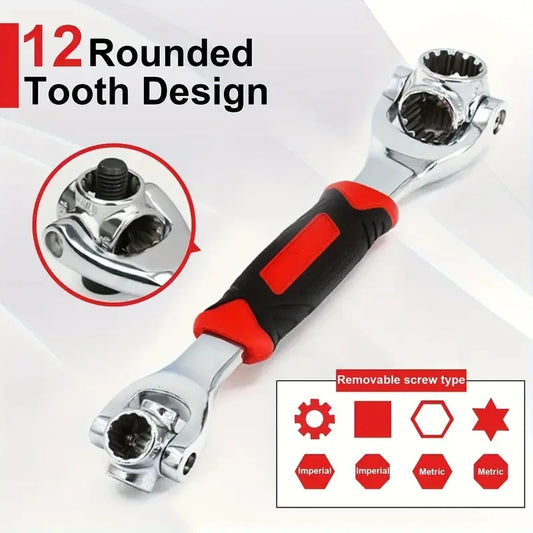 Rotatable Mulifunction Wrench