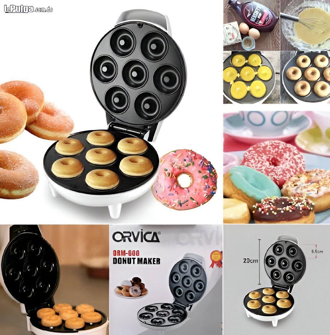 7 Holes Mini Non-Stick Mini Electric Donut Maker