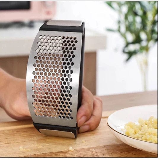 Stainless Steel Garlic Crusher