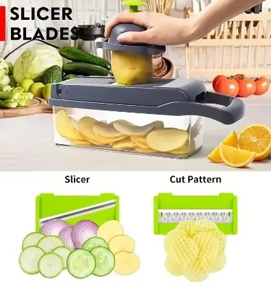 Multifunctional 16-in-1 Vegetable Cutter