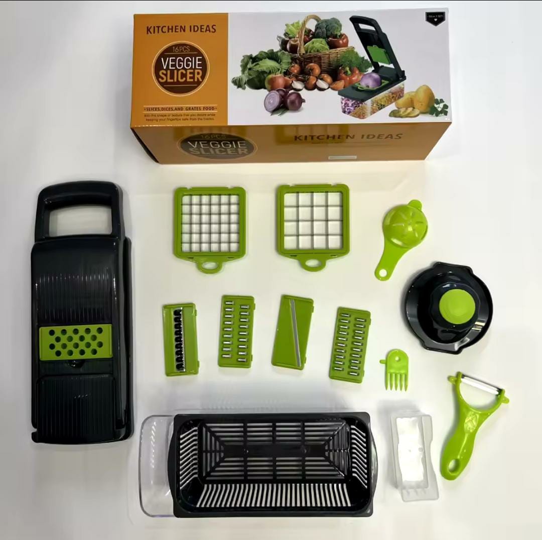Multifunctional 16-in-1 Vegetable Cutter