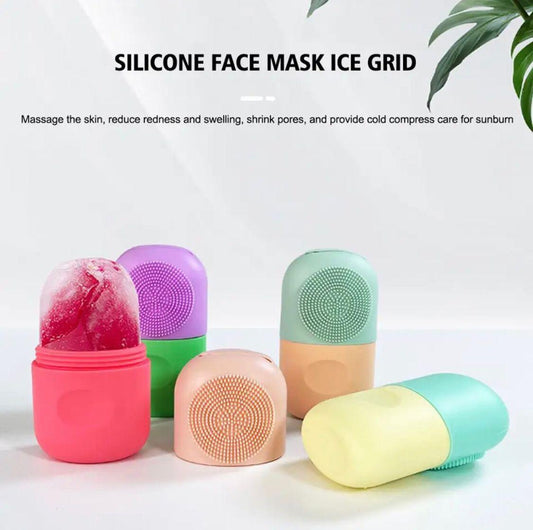 Silicone Ice Roller With Face Massager