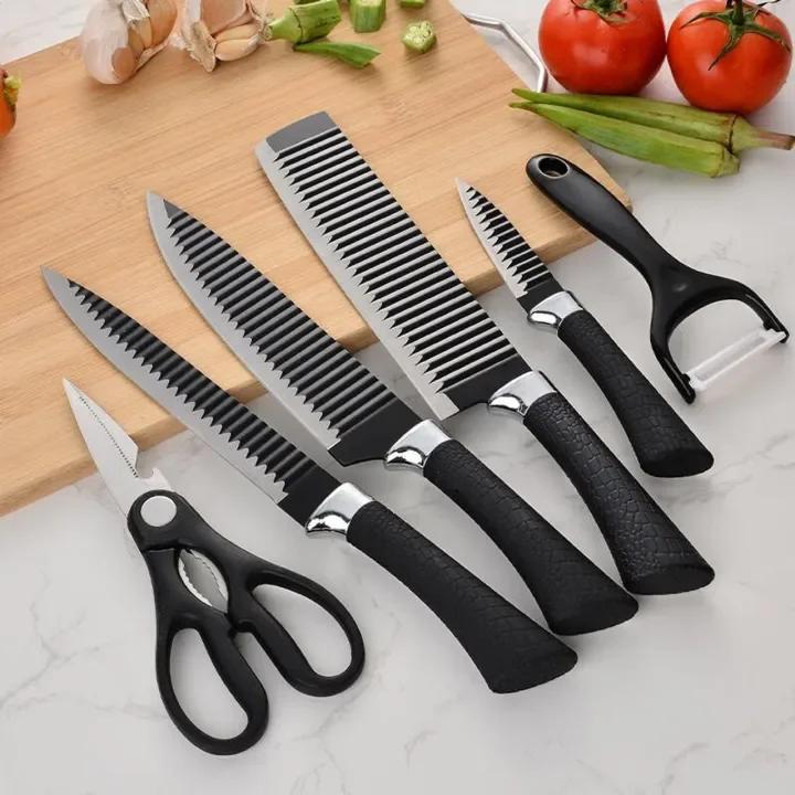 Cooking Knife Set - 6 Pcs
