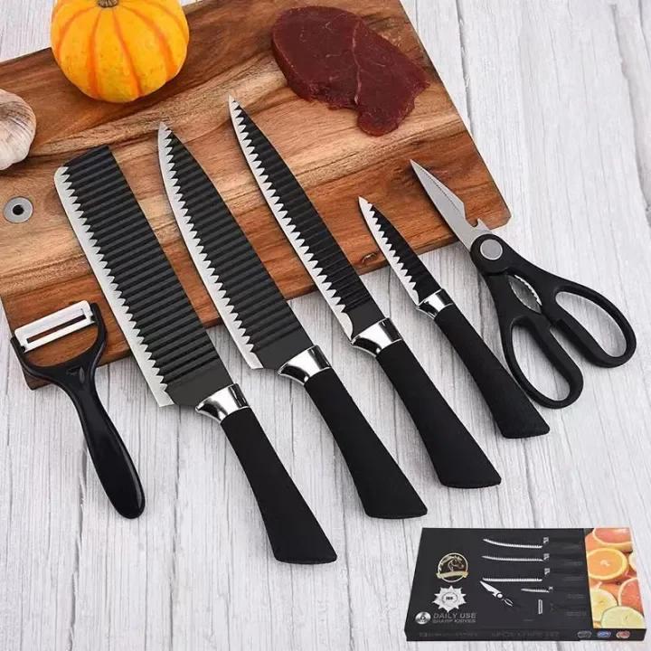Cooking Knife Set - 6 Pcs