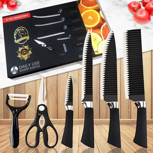 Cooking Knife Set - 6 Pcs