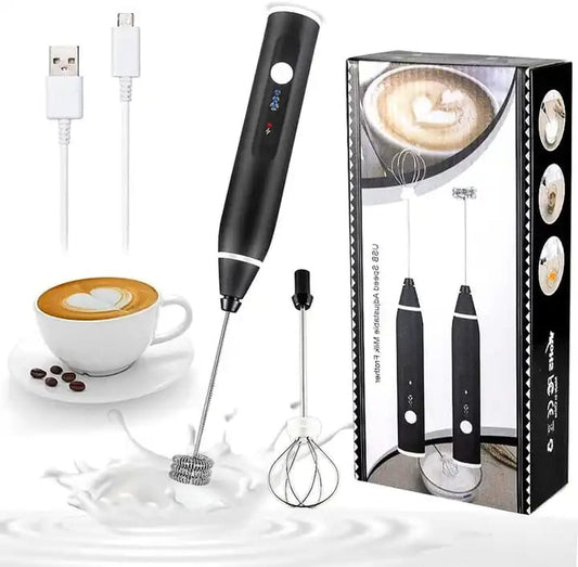 2 in 1 Electric Coffee Mixer Rechargeable