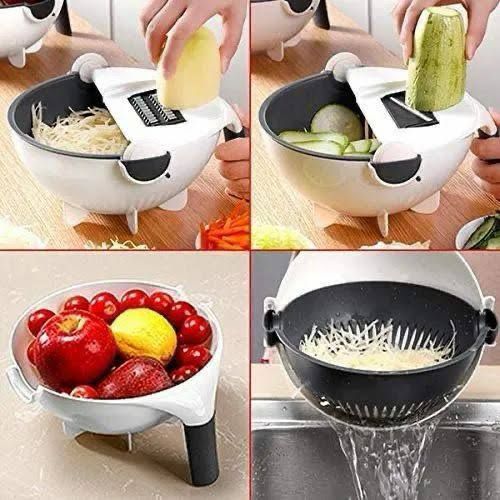 Multipurpose Wet Basket Drainage & Vegetable Cutter